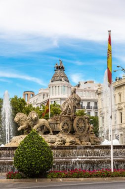 Madrid'da Cibeles Çeşmesi