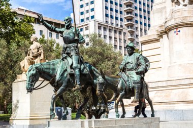 Don Kişot ve Sancho Panza Madrid