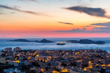 Chateau d'If Marseille görünümünü