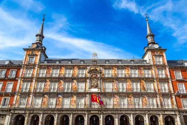 Bürgermeister-Platz in Madrid — Stockfoto