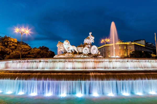 Cibeles fountain  in Madrid — Stock Photo, Image