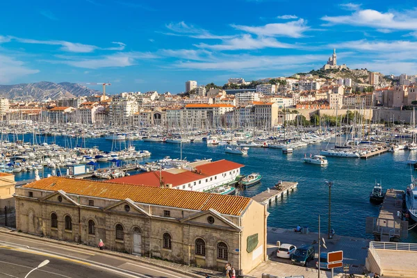 Oude haven in marseille — Stockfoto