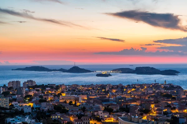 Vista del Chateau d 'If en Marsella — Foto de Stock