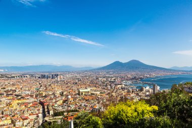 Napoli ve İtalya Vezüv Yanardağı