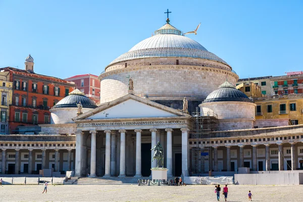 San Francesco di Paola w Neapolu — Zdjęcie stockowe