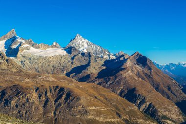İsviçre Alpleri dağ manzarası