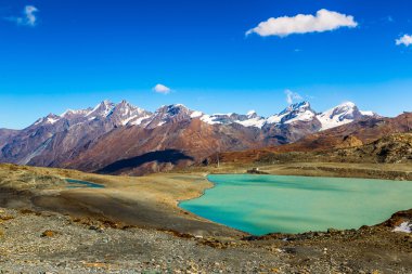 İsviçre Alpleri dağ manzarası