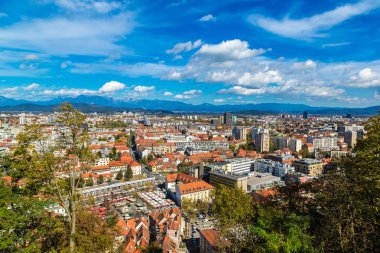 Ljubljana, Slovenya hava görünümünü