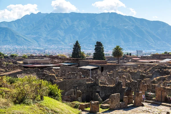 Pompeya ciudad destruida en 79BC — Foto de Stock