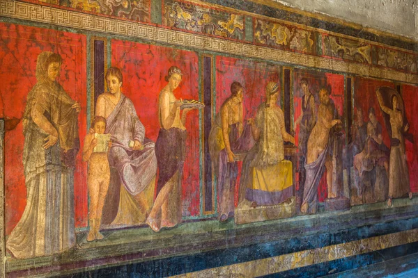 Pompeji-Stadt im Jahr 79 v. Chr. zerstört — Stockfoto
