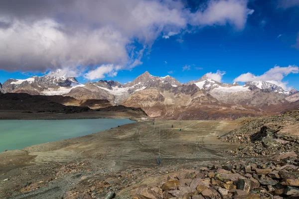 Alpes paisagem montanhosa na Suíça — Fotografia de Stock