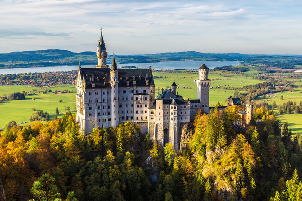 Neuschwanstein castle in Germany