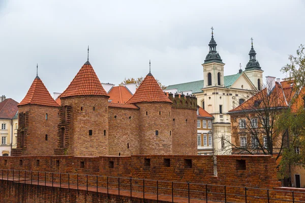 Barbarische Festung in Warschau — Stockfoto
