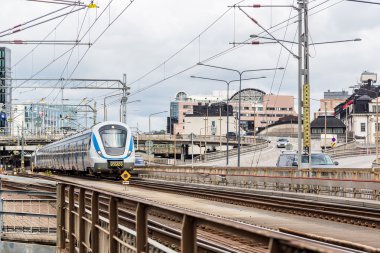 İsveç'te modern tren