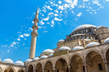 İstanbul ' da bir güzel yaz günü Süleymaniye Camii