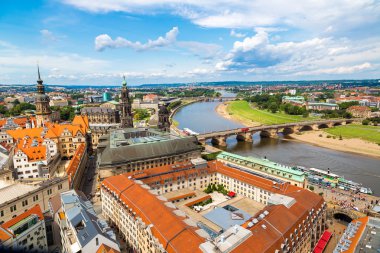 Dresden 'in panoramik görünümü
