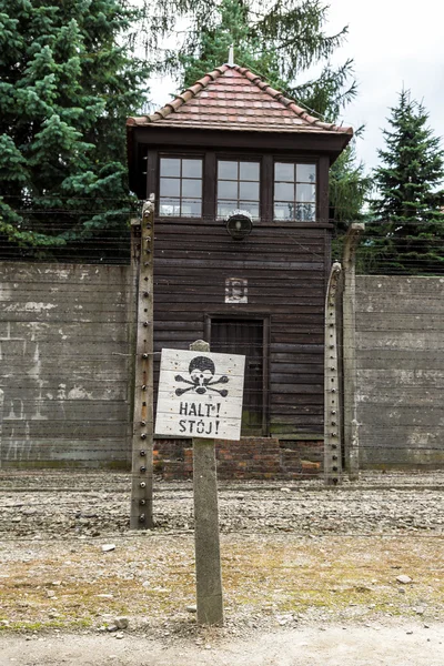 Concentration camp Auschwitz — Stock Photo, Image