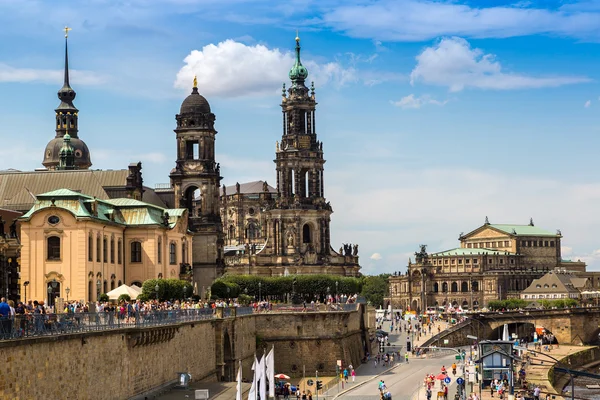 Dresden i vacker sommardag — Stockfoto