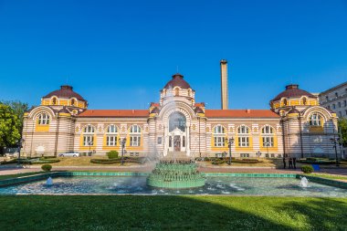 Bath house in Sofia, Bulgaria clipart