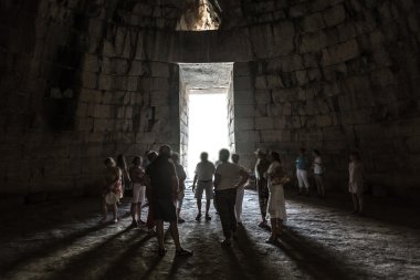 Hazine Atreus Mycenae'de, Yunanistan
