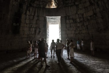 Treasury of Atreus in Mycenae, Greece clipart