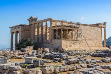 Atina akropolü Erekhtheion Tapınağı kalıntıları