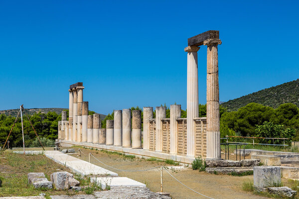 Ruins in Epidavros, Greece