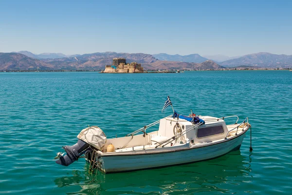 Fortezza Bourtzi in Grecia, Nafplion — Foto Stock