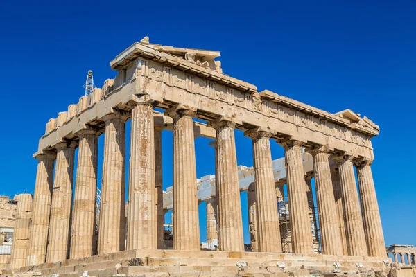 Parthenon-Tempel auf Akropolis in Athen — Stockfoto