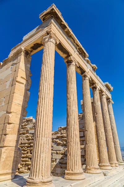 Erechtheum temple ruínas em Acropolis em Atenas — Fotografia de Stock