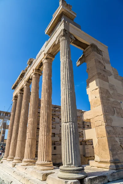 Erechtheum temple ruins on Acropolis  in Athens — Stock Photo, Image