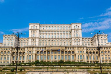 Bükreş'te Parlamento Sarayı
