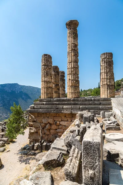 Tempio di Apollo a Delfi — Foto Stock