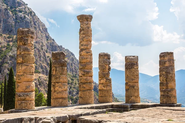 Tempio di Apollo a Delfi — Foto Stock