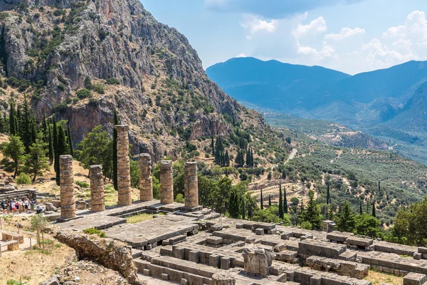 Tempel des Apollo in Delphi — Stockfoto