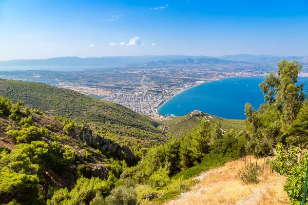 Panoramik, Loutraki, Yunanistan — Stok fotoğraf