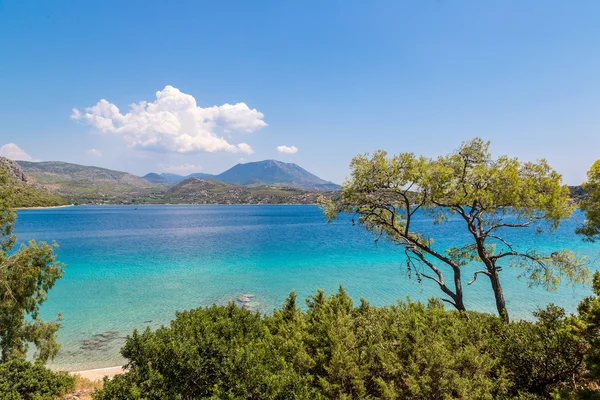 Jezera Vouliagmeni, Řecko — Stock fotografie
