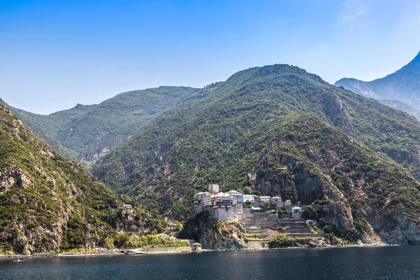 Dionisiou klooster gelegen op Mount Athos — Stockfoto