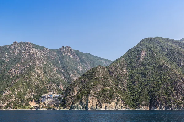 Dionisiou kloster på berget Athos — Stockfoto