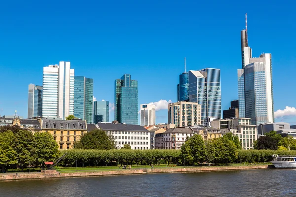 Finanzviertel in Frankfurt — Stockfoto