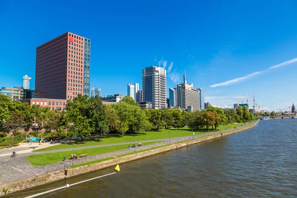 Finanzviertel in Frankfurt — Stockfoto