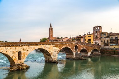 Köprü Verona, İtalya,