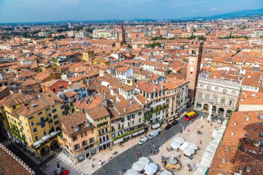 Verona, İtalya 'nın hava manzarası
