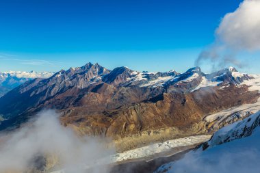 İsviçre Alpleri dağ manzarası
