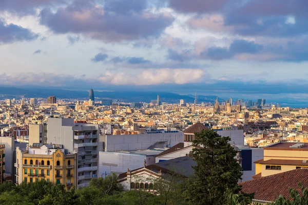 Vista panorâmica de Barcelona — Fotografia de Stock