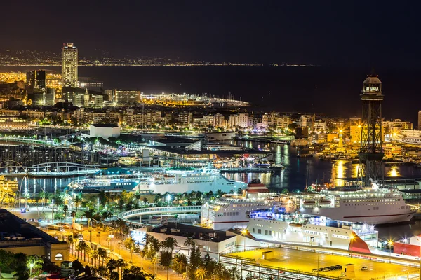 Barcelona 'nın panoramik görünümü