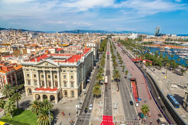 Port vell v Barceloně, Španělsko — Stock fotografie