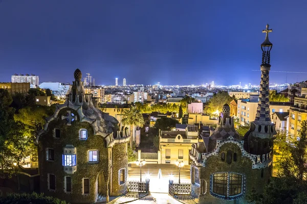 Parque Güell en Barcelona, — Foto de Stock