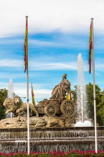 Cibeles fuente en madrid —  Fotos de Stock