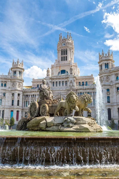 Fontány Cibeles v Madridu — Stock fotografie